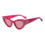 DSQUARED2 Damen-Sonnenbrille D20092NSMU1 - Eckiges Acetat-Gestell, UV400-Schutz, 51 mm Glas