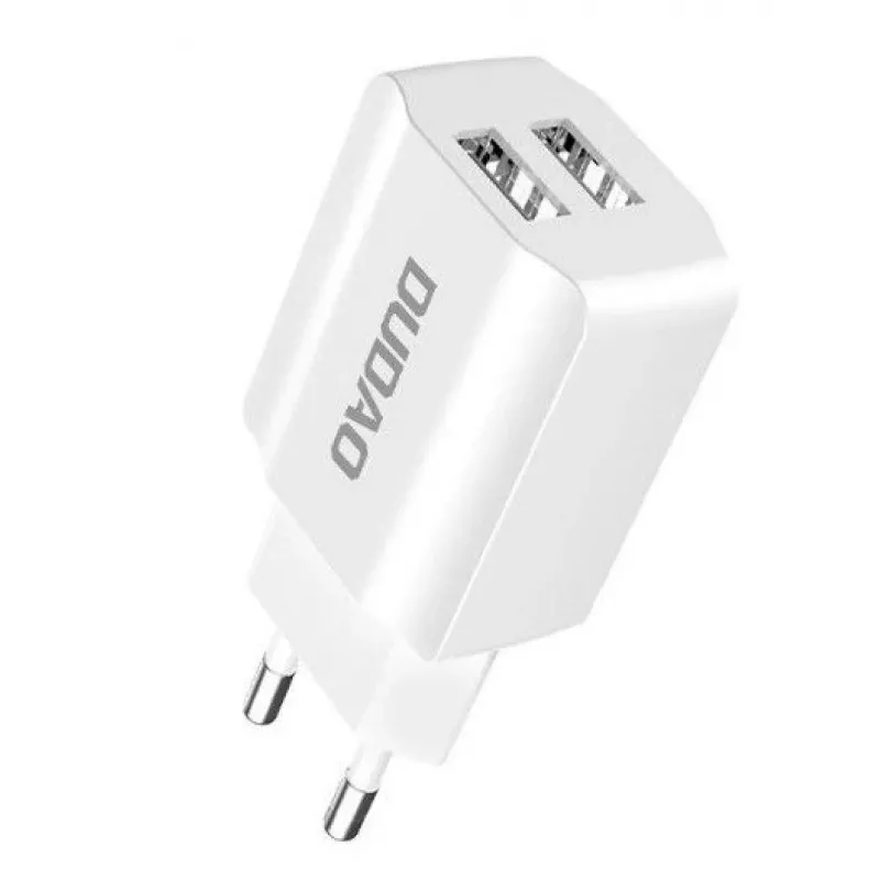Dudao EU-Netzteil 2x USB 5V / 2,4A Weiß