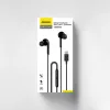 DUDAO Hi-Fi X3C+ Kabelgebundene In-Ear-Kopfhörer mit Mikrofon, 1,2 m, Schwarz