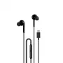 DUDAO Hi-Fi X3C+ Kabelgebundene In-Ear-Kopfhörer mit Mikrofon, 1,2 m, Schwarz