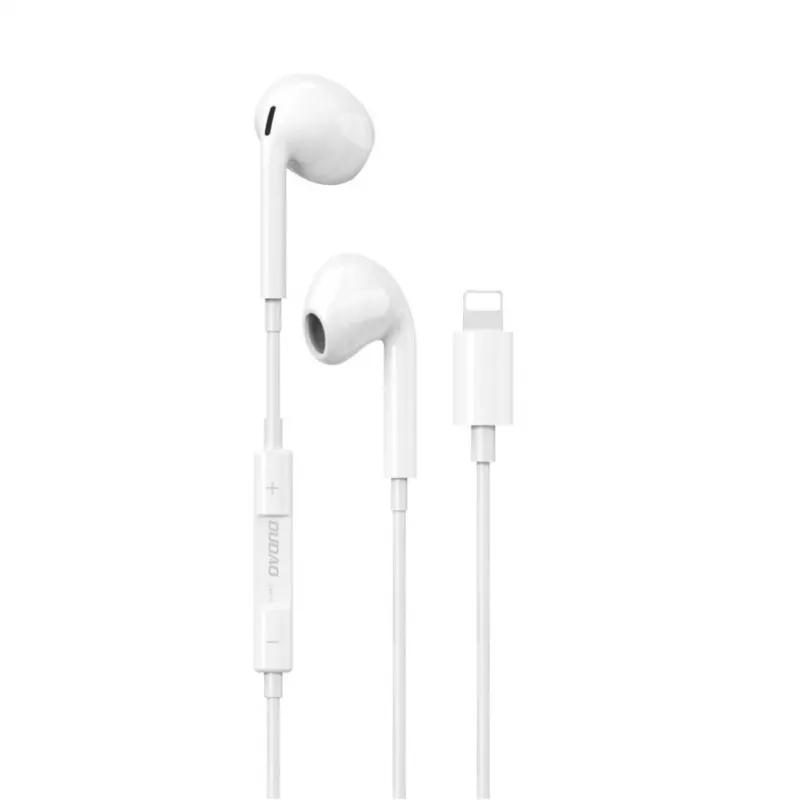 Dudao In-Ear-Kopfhörer mit Lightning-Anschluss Weiß