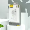 Dudao K11 10000mAh Powerbank mit integrierten Kabeln Weiß