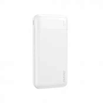 Dudao K18-1W 10000mAh Powerbank Weiß USB-A / USB-C / Micro USB