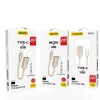 Dudao L15T OTG USB 2.0 auf USB Type-C Adapterkabel, Grau, 15 cm