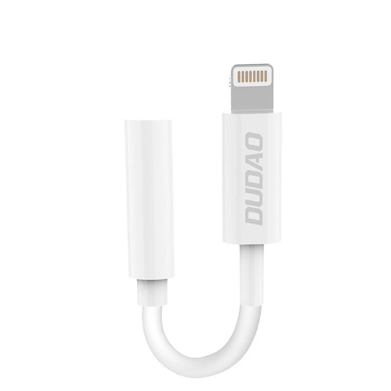 Dudao L16i Audio Adapter Lightning auf 3,5 mm Weiß