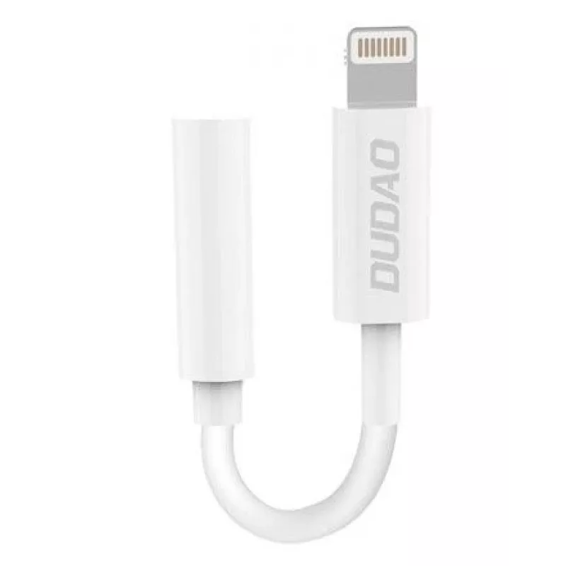 Dudao L16i Audio Adapter Lightning auf 3,5 mm Weiß