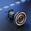 Dudao Magnetischer Halter mit MagSafe-Induktionsladegerät 15W für Lüftungsgitter im Auto - Schwarz