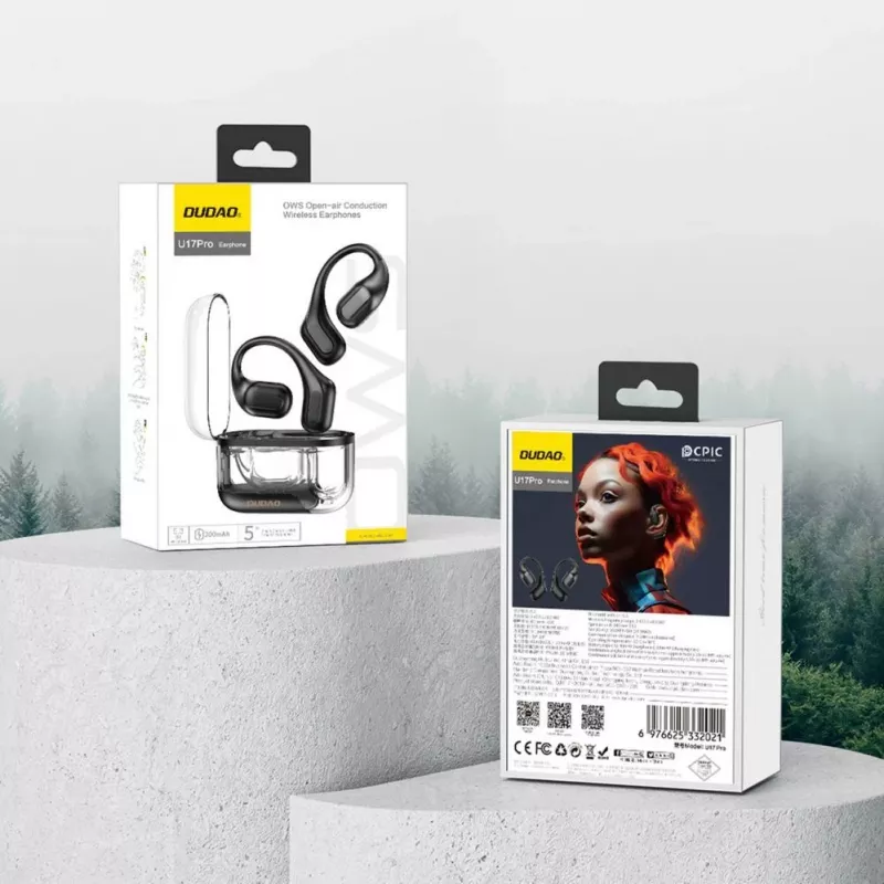 DUDAO U17Pro On-Ear Wireless Kopfhörer mit Bluetooth 5.3 und ANC - Schwarz