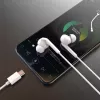 Dudao X3C+ Hi-Fi In-Ear Monitor Earphones 1.2m White