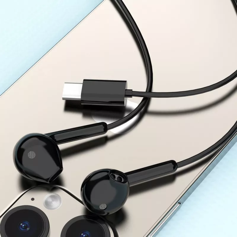 DUDAO X3C In-Ear Kabelgebundene USB-C Kopfhörer 1,2 m - Schwarz
