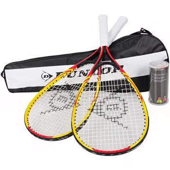 Dunlop Crossminton Set Gelb und Rot 762091