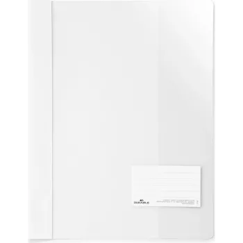 DURABLE A4+ Report File mit 90x57 mm Beschriftungsfenster, Transparent, 25er-Pack 269002