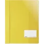 DURABLE A4+ Berichtsmappe mit Etikettenfenster 90x57 mm, Transparent, 25er-Pack 269004