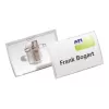 DURABLE CLICK FOLD Namensschild 40x75 mm mit Combi Clip, 25er-Pack 821119