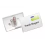 DURABLE CLICK FOLD Namensschild 40x75 mm mit Combi Clip, 25er-Pack 821119
