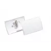 DURABLE CLICK FOLD Namensschildhalter mit Kombiclip, 90 x 54 mm, Transparent, 25er-Pack (821419)