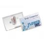 DURABLE CLICK FOLD Namensschildhalter mit Kombiclip, 90 x 54 mm, Transparent, 25er-Pack (821419)