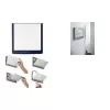 DURABLE CLICK SIGN Türschild 149 x 148,5 mm Silber 486207
