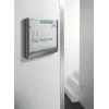 DURABLE CLICK SIGN Türschild 149 x 148,5 mm Silber 486237