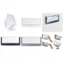 DURABLE CLICK SIGN Türschild 149x52,5 mm silbergrauer Acrylrahmen, transparenter Einleger, werkzeugloser Wechsel, Schraub- oder Klebemontage, 1 Stück 486002
