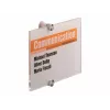 DURABLE CRYSTAL SIGN A5 Querformat Türschild-Set, transparentes Acryl, Schraubmontage, 1 Set 482319