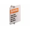 DURABLE CRYSTAL SIGN Türschild 148x148 mm, klares Acryl, Schraubmontage, 1er-Set 482219
