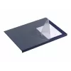 DURABLE Schreibtischunterlage mit Kantenschutz 65x50 cm Dunkelblau