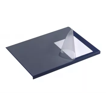 DURABLE Schreibtischunterlage mit Kantenschutz 65x50 cm Dunkelblau
