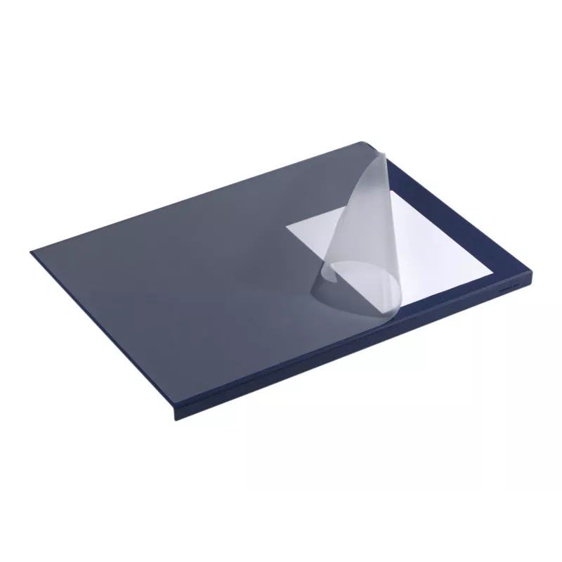 DURABLE Schreibtischunterlage mit Kantenschutz 65x50 cm Dunkelblau