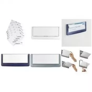 DURABLE DURACLIP® A4 Klemmhefter Blau 6 mm Fassungsvermögen 60 Blatt (486007)