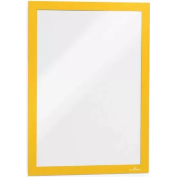 DURABLE DURAFRAME® Selbstklebender Magnetrahmen A4 Gelb, 2 Stück (487204)