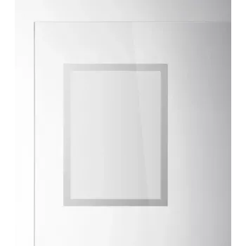 DURABLE DURAFRAME SUN A4 Silber selbstklebender UV-beständiger Informationsrahmen, 2er-Pack 484123