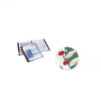 DURABLE DURALOOK® EASY PLUS A4 Präsentationsmappe 20 Hüllen Schwarz 242701