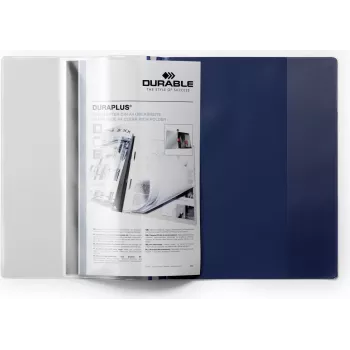 DURABLE DURAPLUS A4+ Präsentationsmappen, Transparent, 25er-Pack 257907