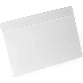 DURABLE HARD COVER A4 Querformat Identifikationstasche mit Faltung, Transparent 116319