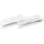 DURABLE HARD COVER Selbstklebende Etikettentasche 100 x 38 mm, Transparent, 10/ Pack 118019