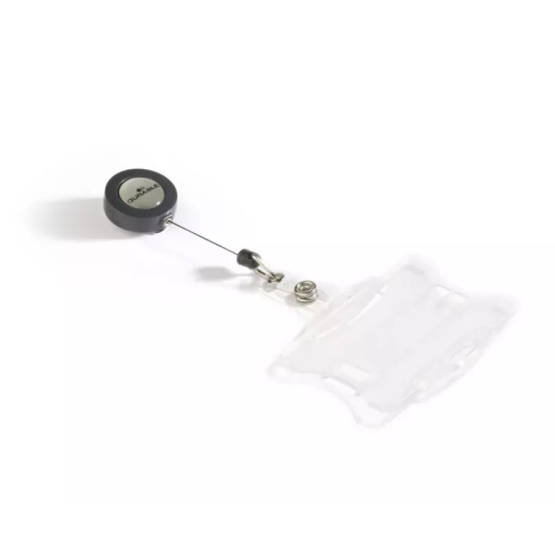 DURABLE ID-Kartenhalter mit ausziehbarem Jojo für 1 Karte, 10er-Pack 801119