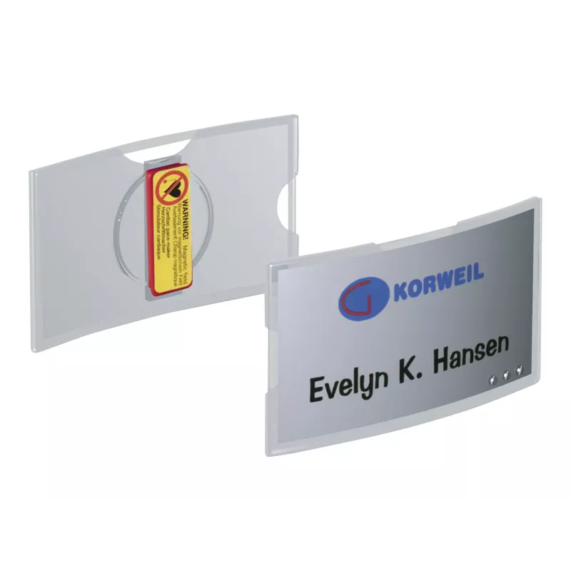 DURABLE KONVEX Magnetisches Namensschild 75x40mm, 25er-Pack 812319