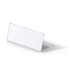 DURABLE L-förmiges Tischnamensschild 61x150 mm Acryl Transparent, 10er-Pack 805419