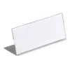 DURABLE L-förmiges Tischnamensschild 61x150 mm Acryl Transparent, 10er-Pack 805419