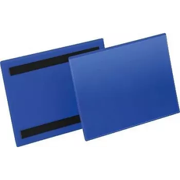 DURABLE Magnetischer Dokumentenrahmen A5 Querformat, 50er-Pack, Silber/Grau 174307