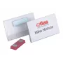 DURABLE Magnetisches Namensschild 90 x 54 mm, Klar, 25 pro Packung 811719