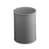 DURABLE Metall-Abfalleimer 15L Rund Schwarz 330110