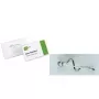 DURABLE Namensschild 60x30 mm mit Wellennadel, 100 Stück, Transparent 800619