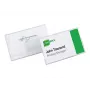 DURABLE Namensschild 75 x 40 mm mit Wellennadel, 100 Stück 800819