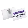 DURABLE Namensschild 75x40 mm mit Kombi-Clip, 50er-Pack 815719