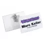 DURABLE Namensschild 75x40 mm mit Kombi-Clip, 50er-Pack 815719