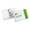 DURABLE Namensschildhalter 54x90 mm mit Krokodilklemme, 25er-Pack, Transparent 811119