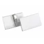 DURABLE Namensschildhalter 75x40 mm mit Krokodilklemme, Transparent, 25er-Pack 811019