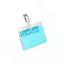 DURABLE Namensschildhalter mit Clip, 60x90mm, Transparent, 5er-Pack (861219)